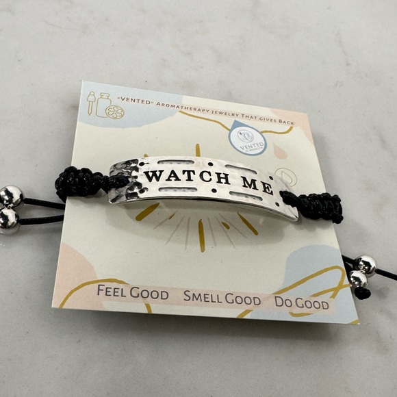 Vented Aromatherapy Watch Me Silver Bracelet - Picture 5 of 13